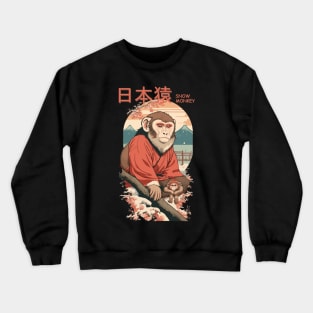 snow monkey Crewneck Sweatshirt